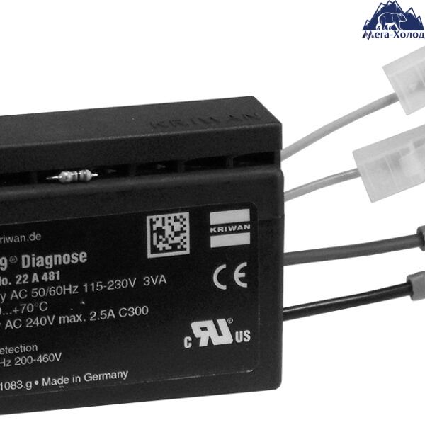 Електронний блок Kriwan INT69TML Diagnose для захисту компресорів Frascold серій V, Z, W