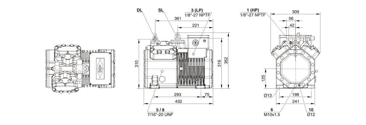 схема Bitzer 4DES-5Y