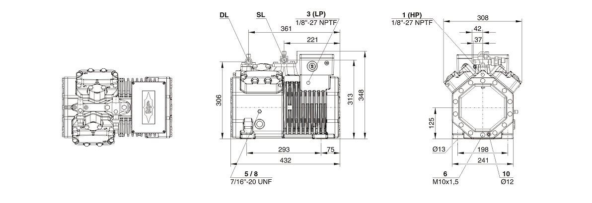 схема Bitzer 4FES-3Y