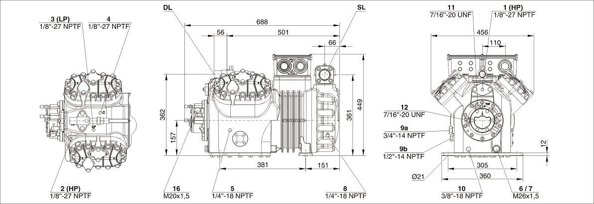 схема Bitzer 4JE-22Y