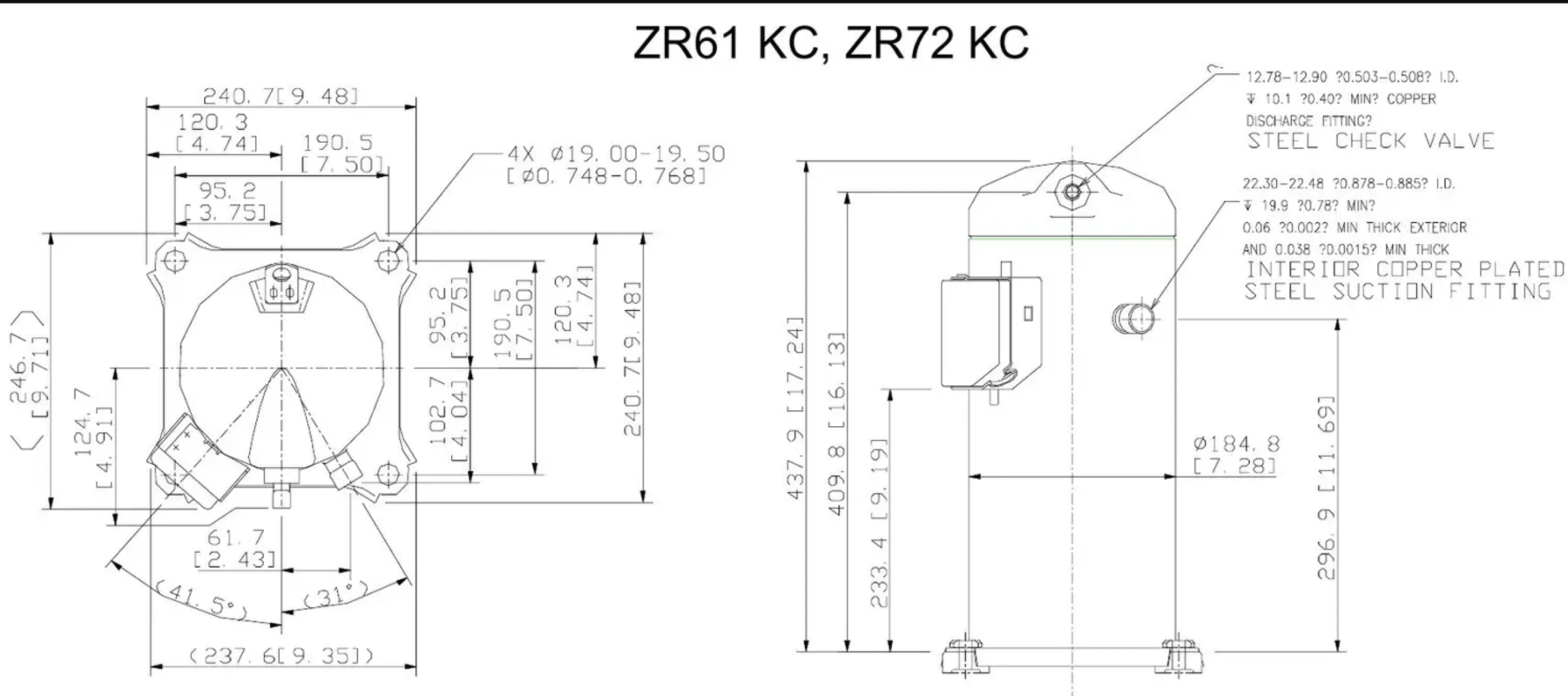 схема Copeland ZR72KCE-TFD-522