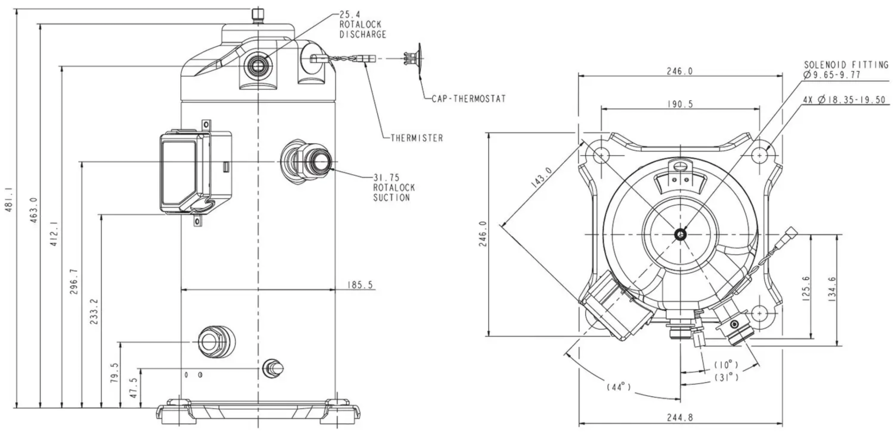 схема Copeland ZBD45KCE-TFD-551