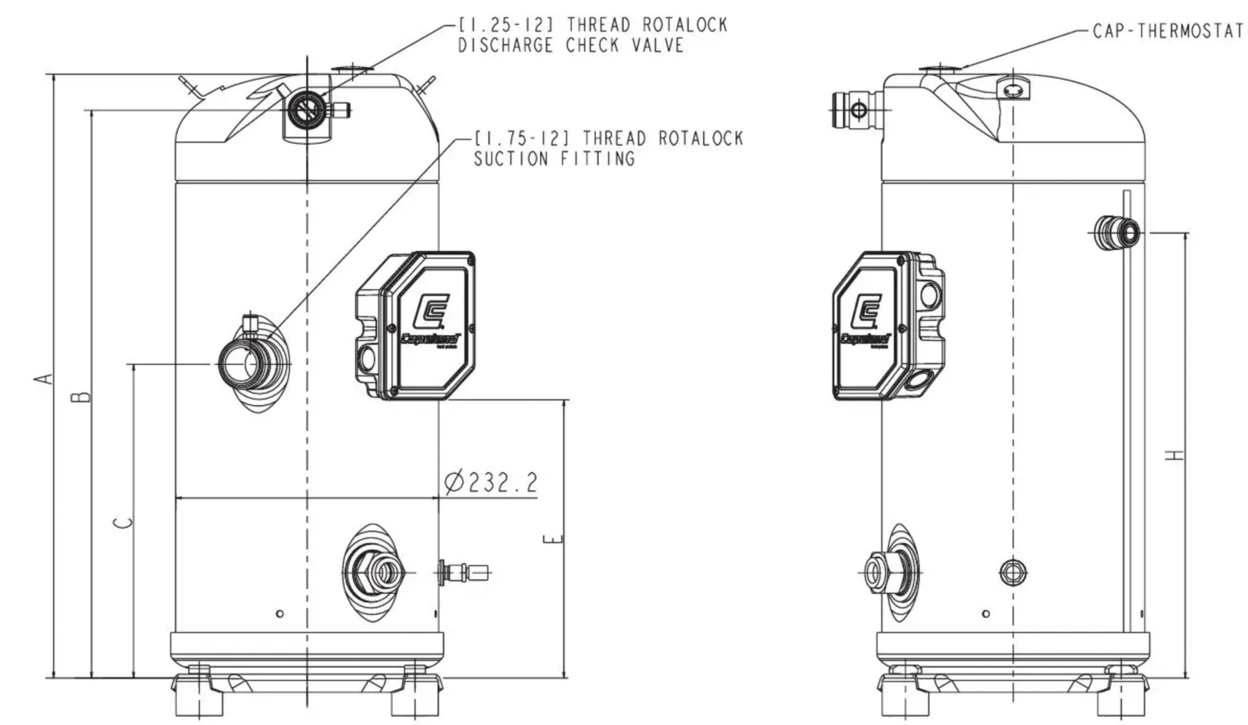 схема Copeland ZF54K5E-TFD-567