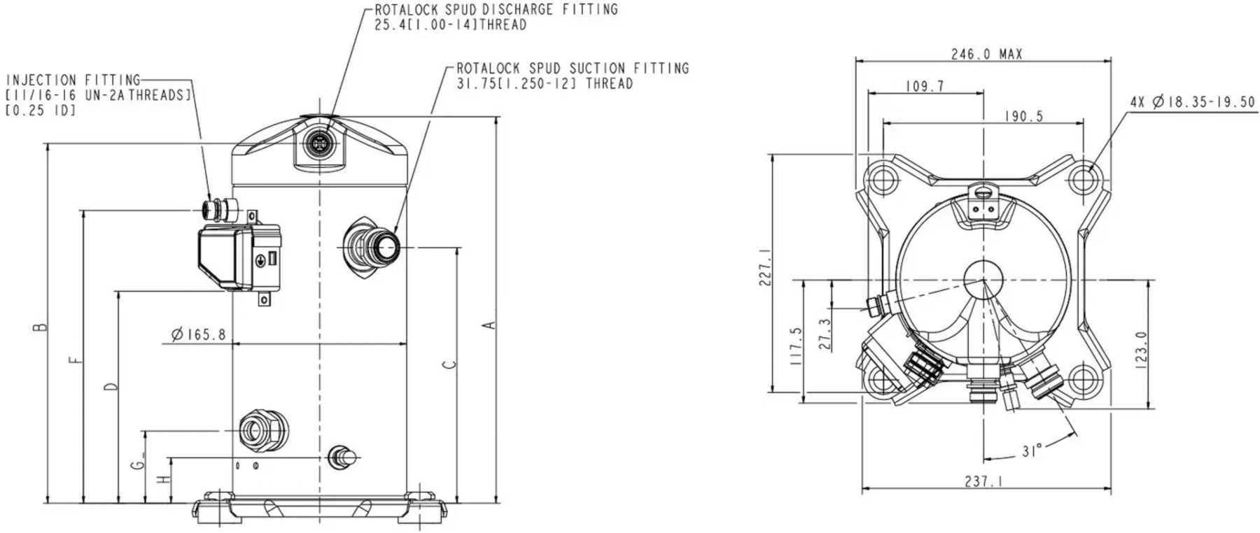 схема Copeland ZF08K4E-TFD-556