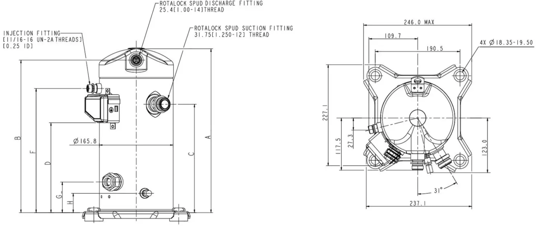 схема Copeland ZF11K4E-TFD-55