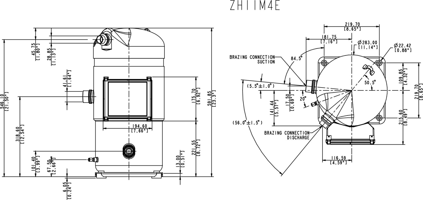 схема Copeland ZH11M4E-TWD-524