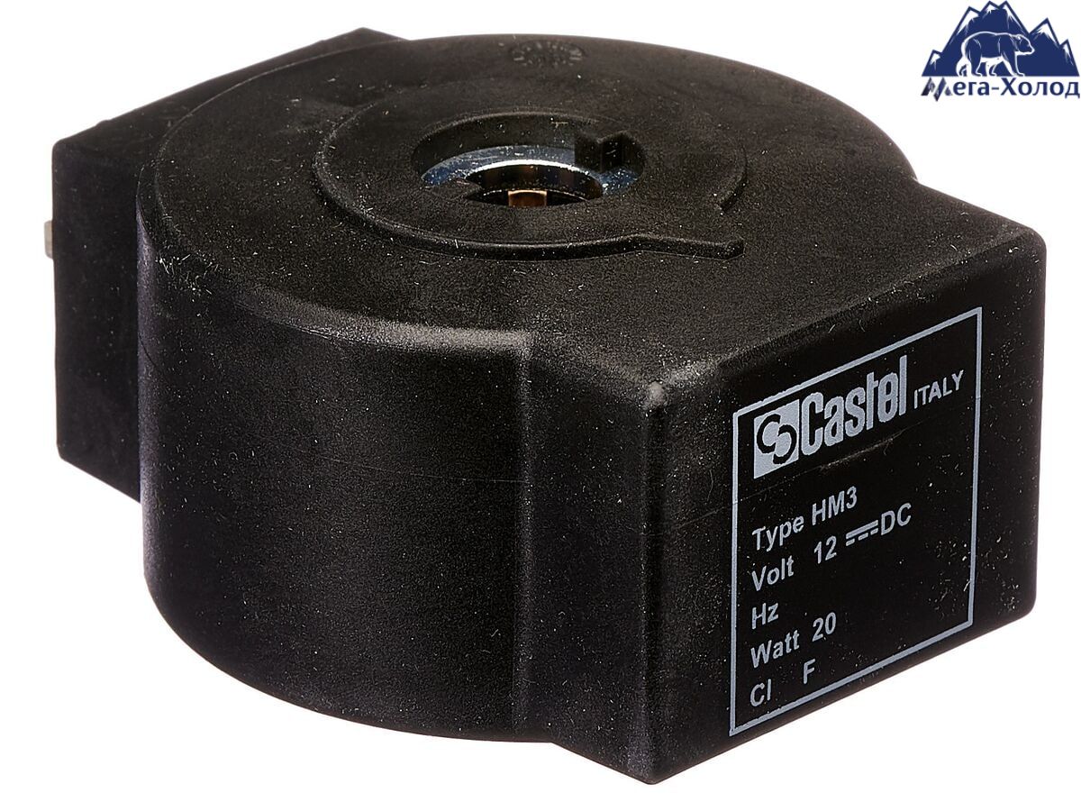Котушка постійного струму до соленоїдних вентилів Castel 9120/RD1 HM3 (12V)