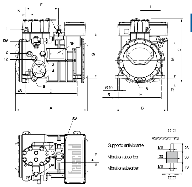 схема Frascold A05-4Y