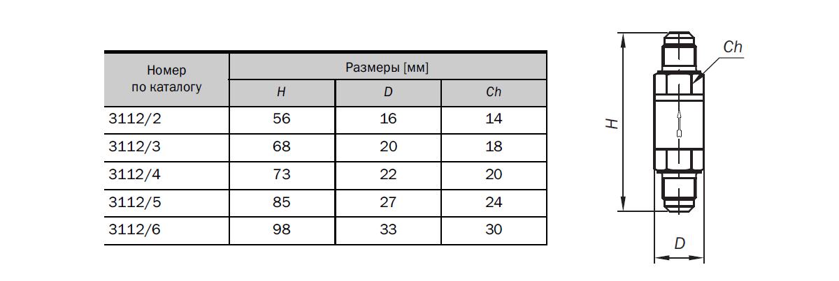схема Castel 3112W/2