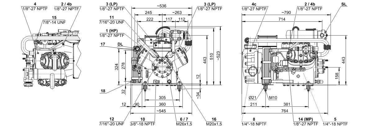схема Bitzer S6H-20.2
