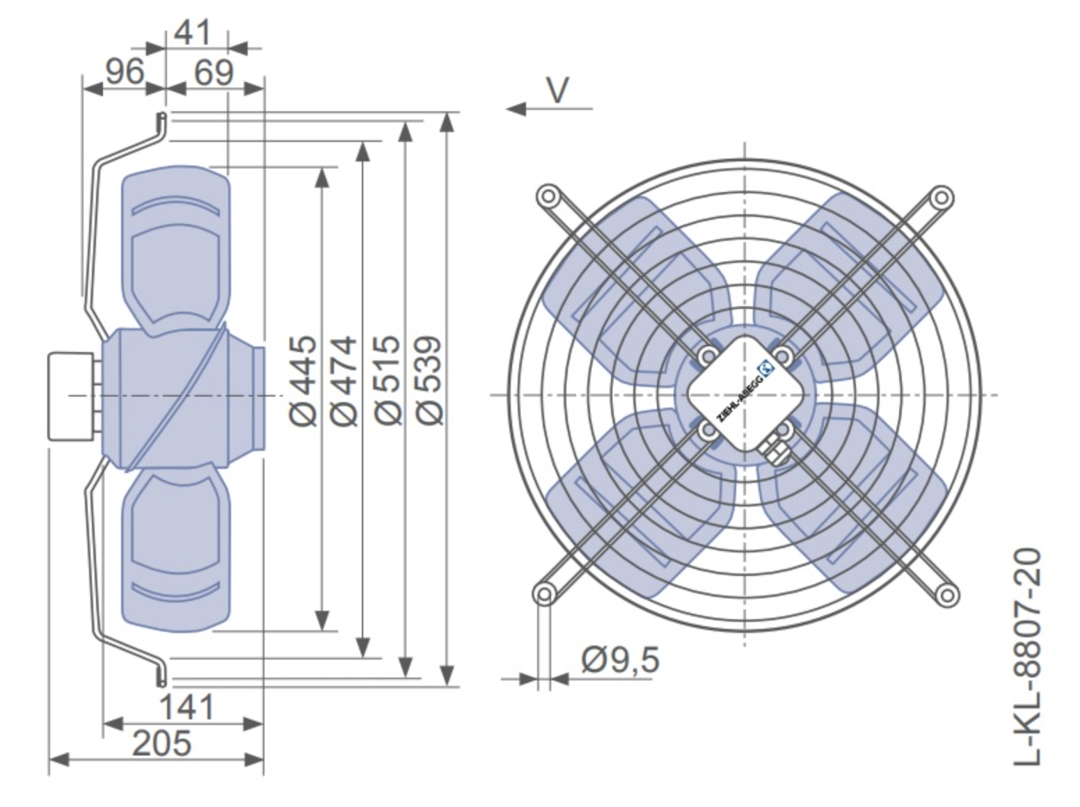схема Ziehl-Abegg FB045-4EK.4I.V4P