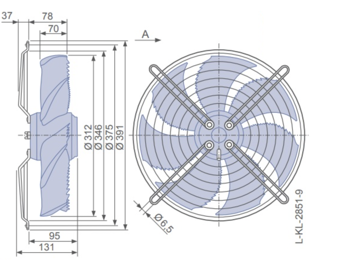 схема Ziehl-Abegg FN031-4ED.WD.A7