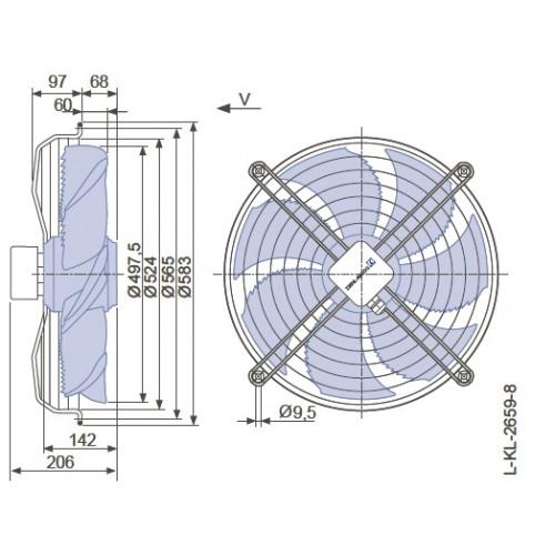 схема Ziehl-Abegg FN050-SDK.4F.V7P1