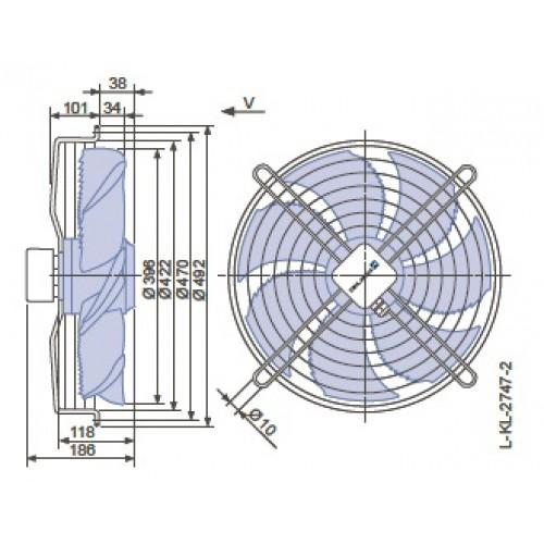 схема Ziehl-Abegg FN040-4EK.0F.V7P1
