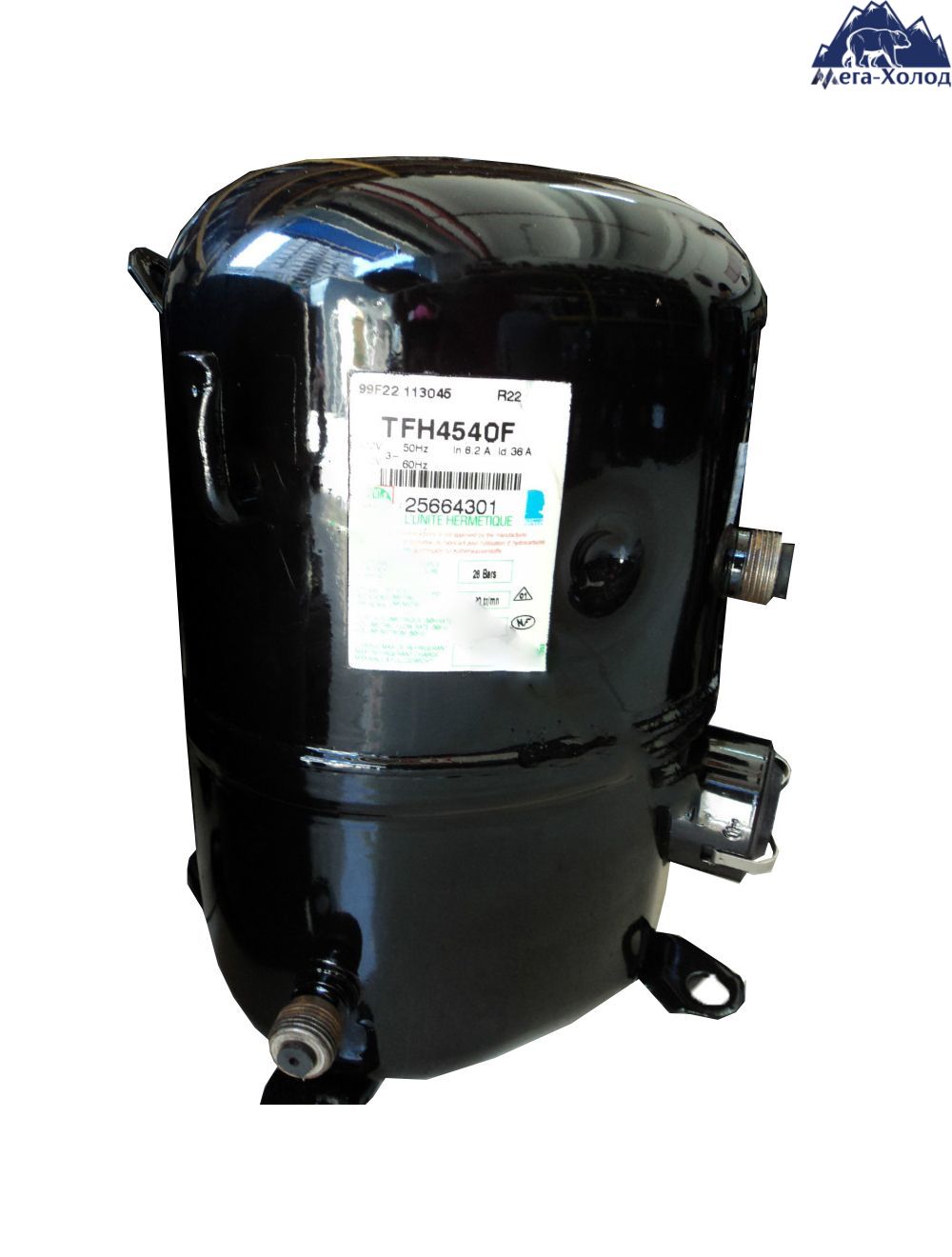 Поршневий герметичний компресор Tecumseh TFH 4540F